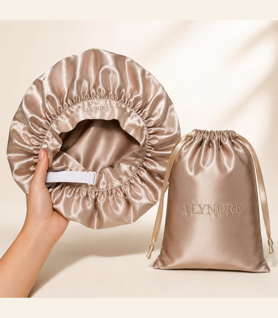 Classic Satin Bonnet – Champagne